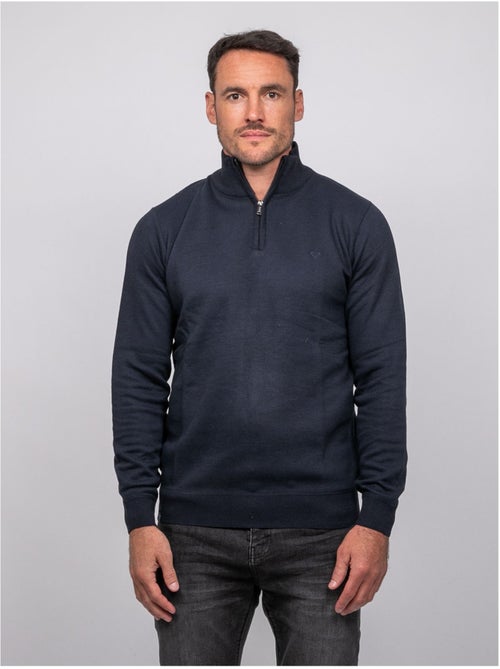 Maglione con collo alto e zip larko - Kiabi Maglione con collo alto e zip larko - Kiabi