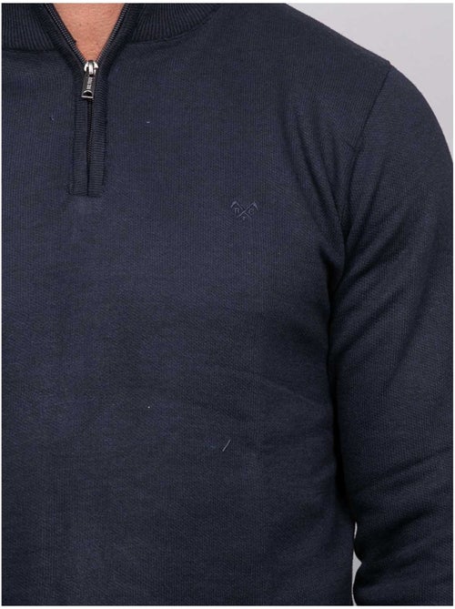 Maglione con collo alto e zip larko - Kiabi Maglione con collo alto e zip larko - Kiabi