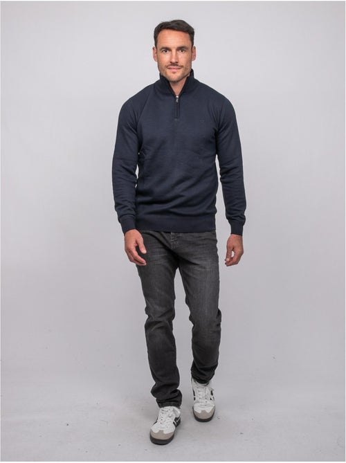 Maglione con collo alto e zip larko - Kiabi Maglione con collo alto e zip larko - Kiabi