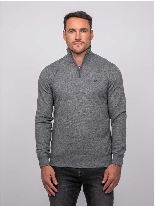 Maglione con collo alto e zip larko - Kiabi Maglione con collo alto e zip larko - Kiabi