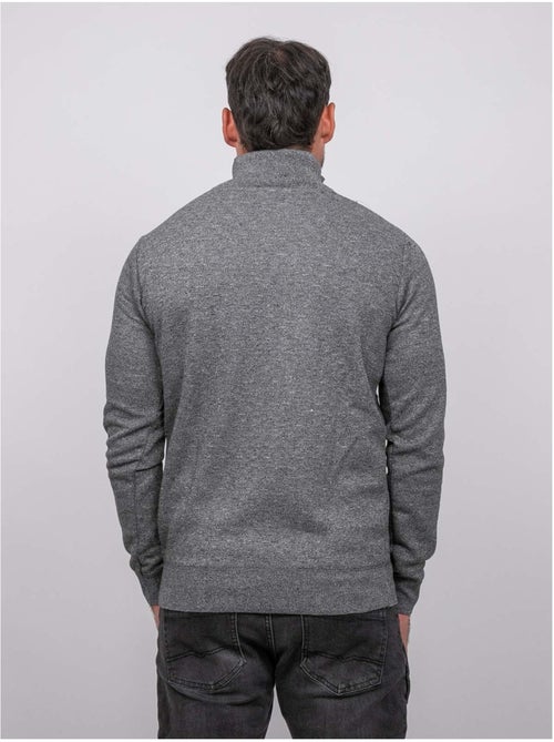 Maglione con collo alto e zip larko - Kiabi Maglione con collo alto e zip larko - Kiabi