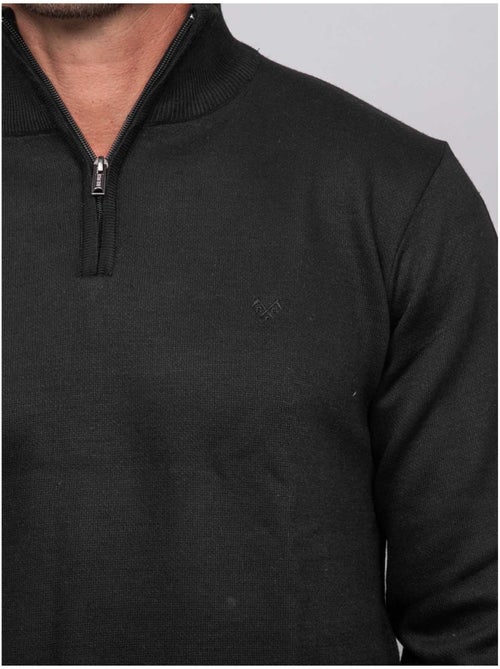 Maglione con collo alto e zip larko - Kiabi Maglione con collo alto e zip larko - Kiabi
