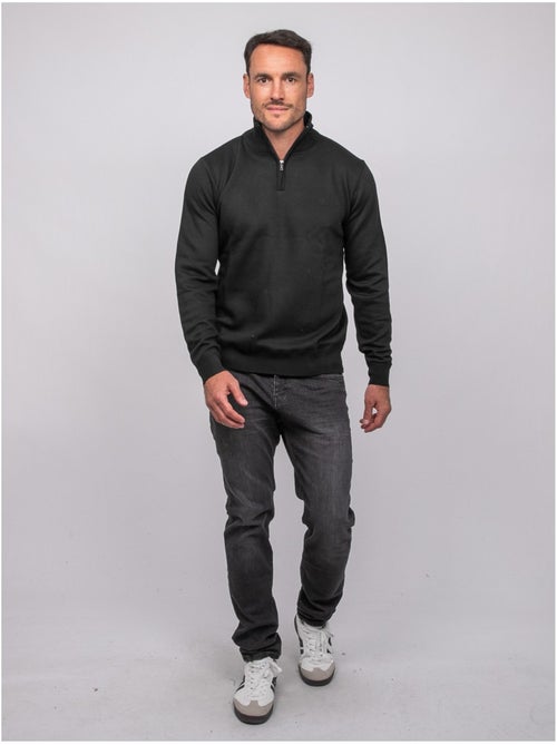 Maglione con collo alto e zip larko - Kiabi Maglione con collo alto e zip larko - Kiabi
