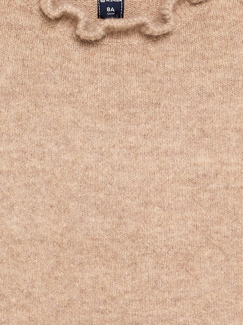 Maglione con collo alto ondulato - Kiabi