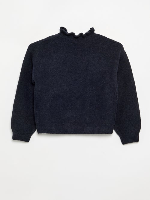 Maglione con collo alto ondulato - Kiabi