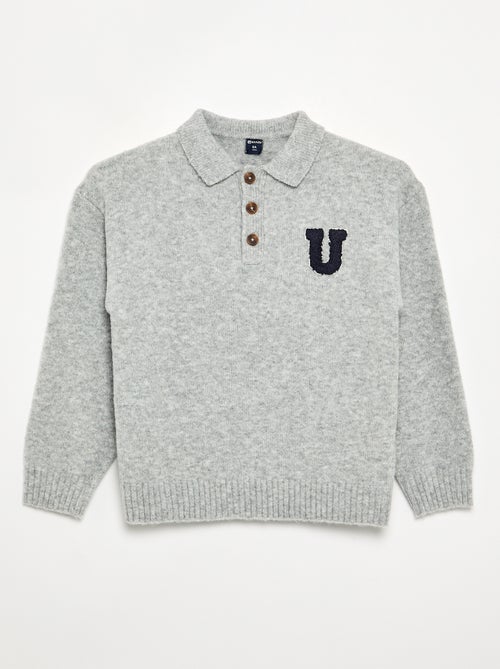 Maglione con collo polo - Kiabi Maglione con collo polo - Kiabi