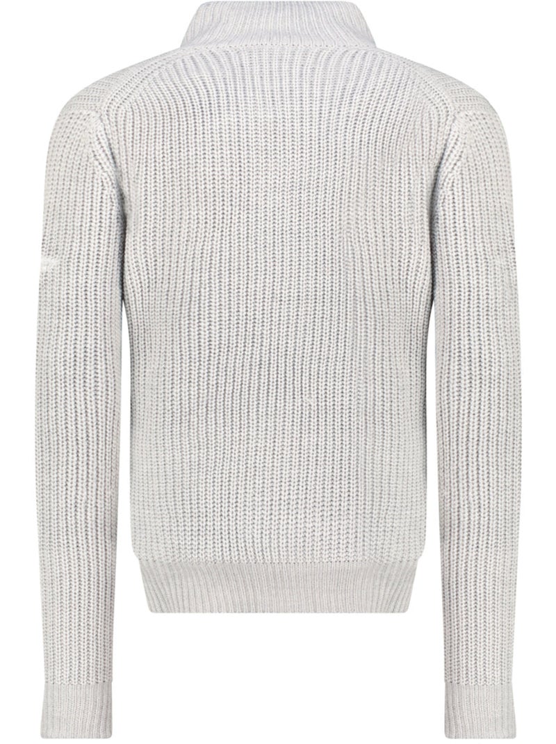 Maglione con collo zip flexibleak – canadian peak Grigio chiaro - Kiabi