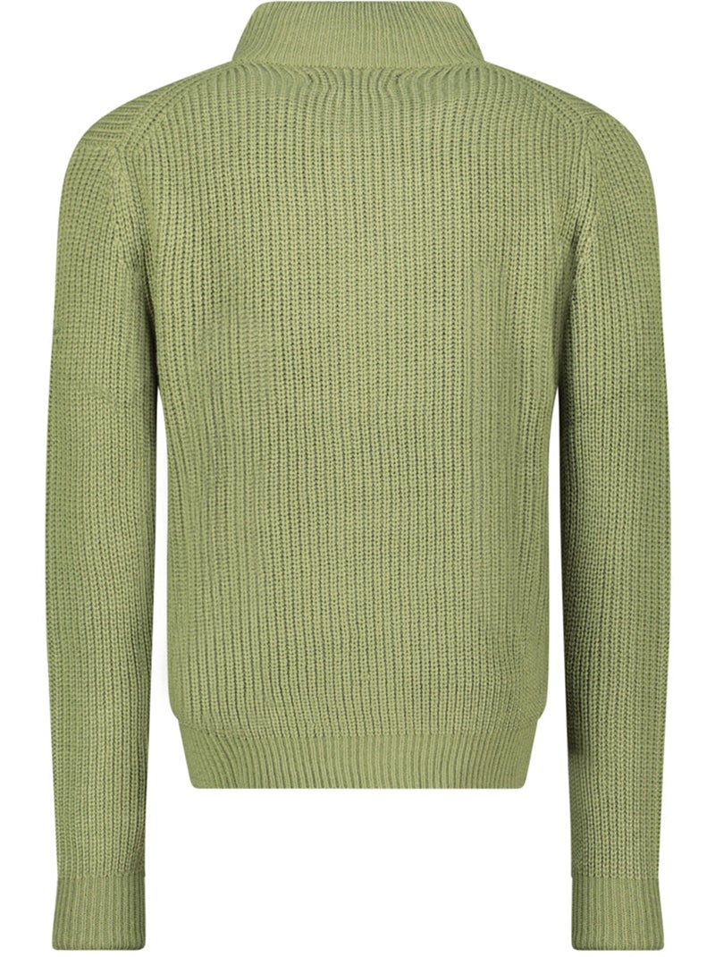 Maglione con collo zip flexibleak – canadian peak Verde oliva - Kiabi