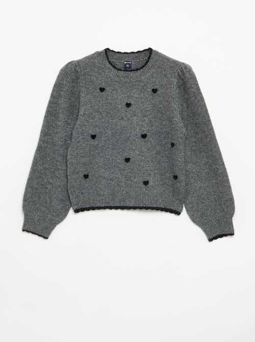Maglione con \'Cuori\' davanti - Kiabi