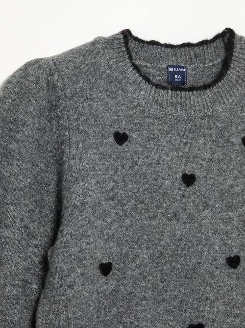 Maglione con \'Cuori\' davanti - Kiabi