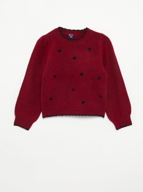 Maglione con \'Cuori\' davanti - Kiabi