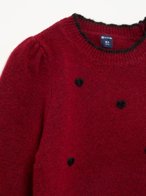 Maglione con \'Cuori\' davanti - Kiabi