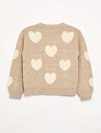 Maglione con decorazioni all over