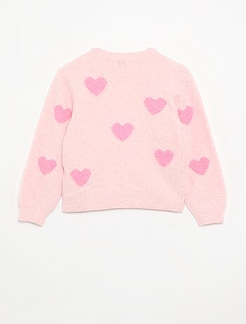 Maglione con decorazioni all over