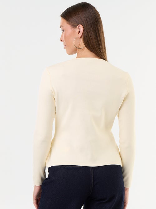 Maglione con dettagli mandarino - Kiabi