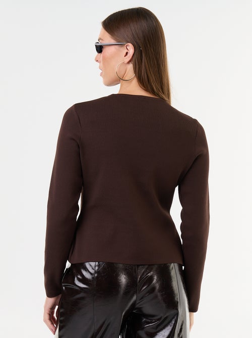 Maglione con dettagli mandarino - Kiabi