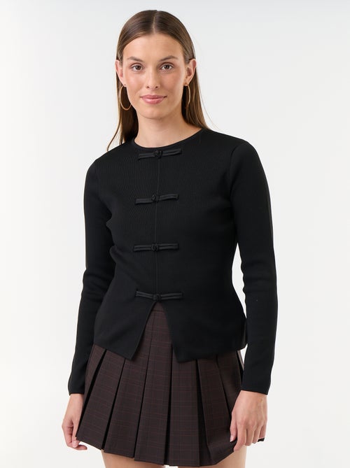 Maglione con dettagli mandarino - Kiabi