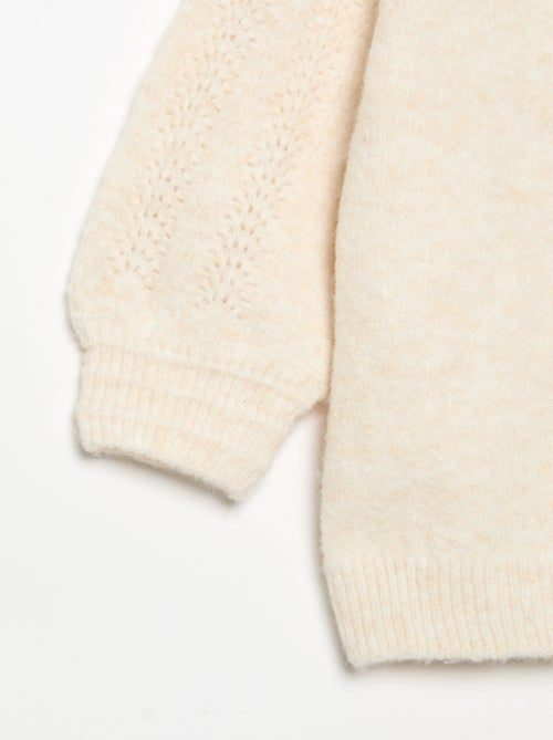 Maglione con doppio colletto fantasia - Kiabi