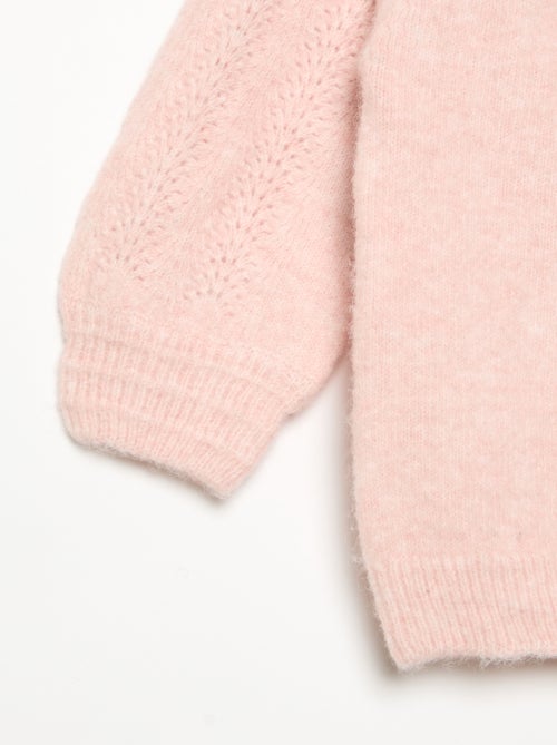 Maglione con doppio colletto fantasia - Kiabi