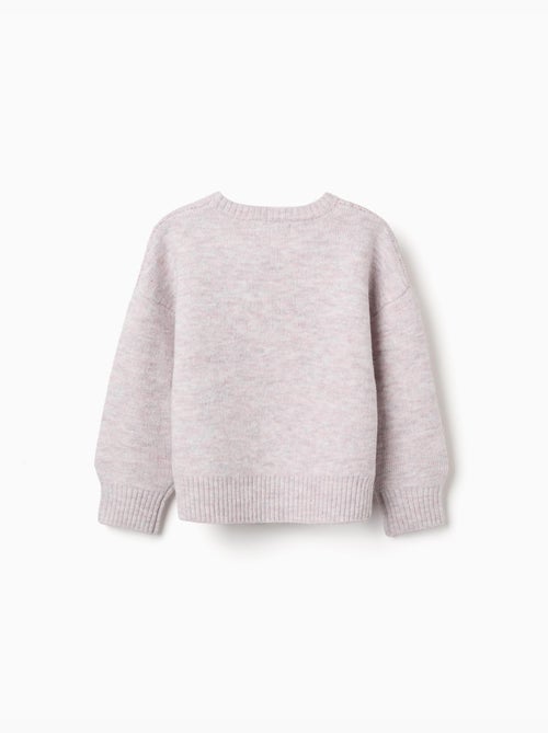 Maglione con fiocchi e pois jacquard - Kiabi
