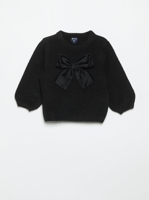 Maglione con grande fiocco fantasia - Kiabi Maglione con grande fiocco fantasia - Kiabi
