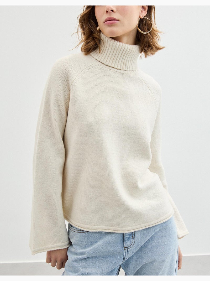 Maglione con lana, MO Fashion Beige - Kiabi