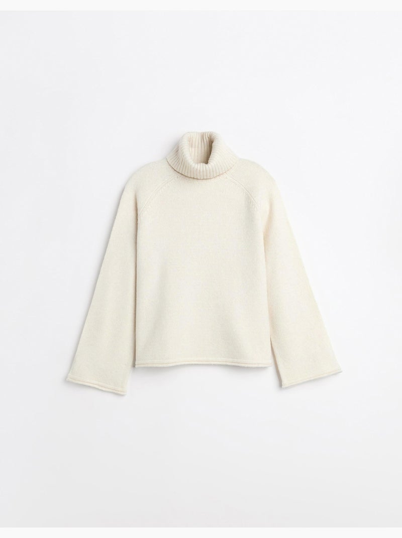 Maglione con lana, MO Fashion Beige - Kiabi