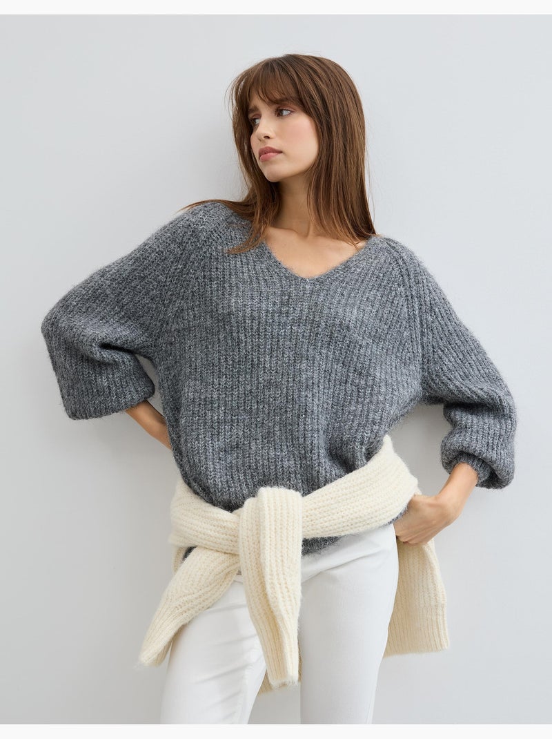 Maglione con lana, MO Fashion Grigio - Kiabi