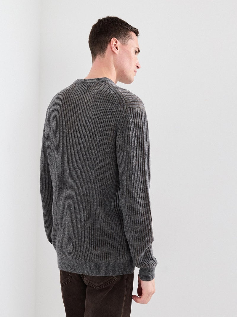Maglione con lana, MO Fashion Marrone - Kiabi