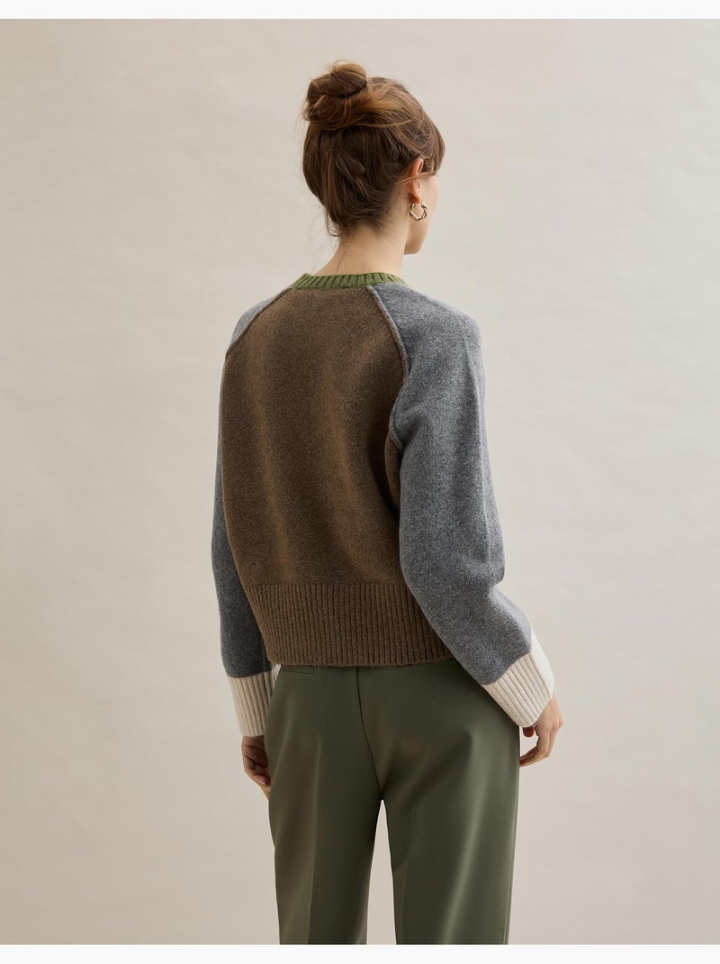 Maglione con lana, MO Fashion Marrone - Kiabi