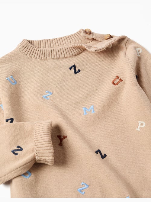 Maglione con lettere ricamate - Kiabi