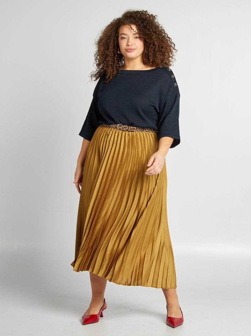 Maglione con maniche 3/4 blu - Kiabi