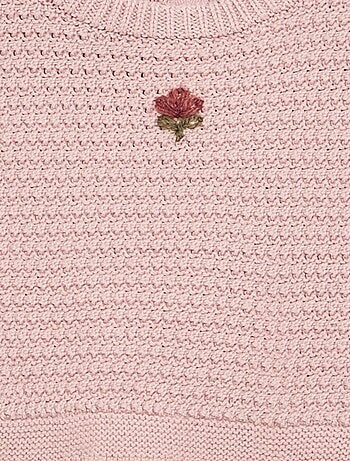 Maglione con maniche in voile di cotone