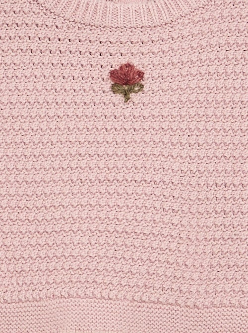 Maglione con maniche in voile di cotone - Kiabi Maglione con maniche in voile di cotone - Kiabi