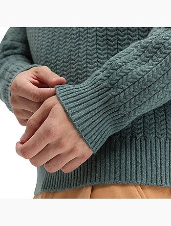 Maglione con mezza zip e collo lupetto da uomo uomo tiksi