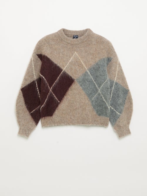 Maglione con motivi a rombi - Kiabi