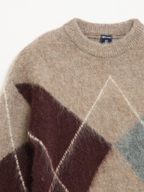 Maglione con motivi a rombi - Kiabi