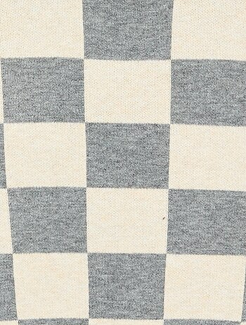 Maglione con motivo a quadri