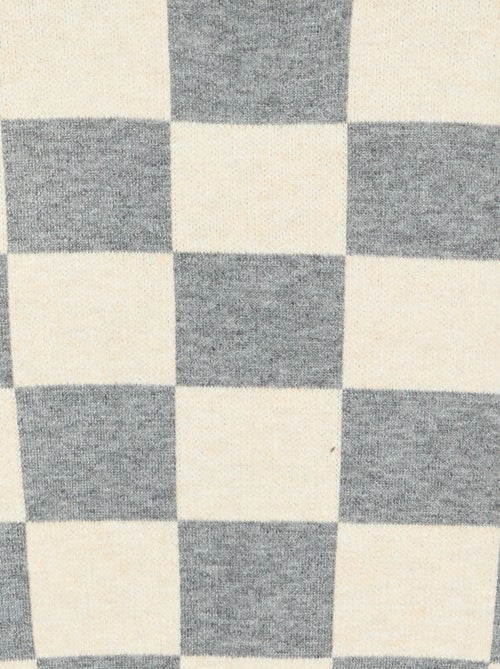 Maglione con motivo a quadri - Kiabi
