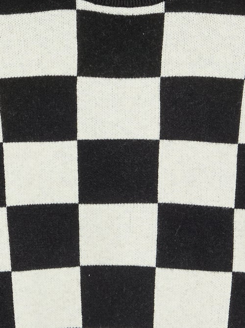 Maglione con motivo a quadri - Kiabi