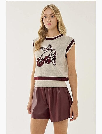 Maglione con motivo ciliegia hiccup