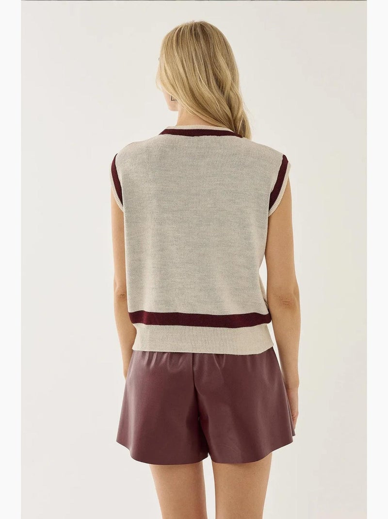 Maglione con motivo ciliegia hiccup Beige naturale - Kiabi