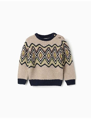 Maglione con motivo jacquard