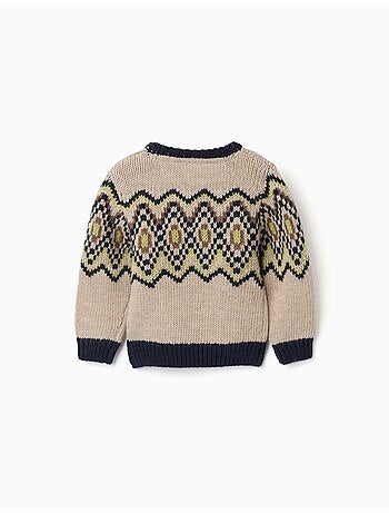 Maglione con motivo jacquard