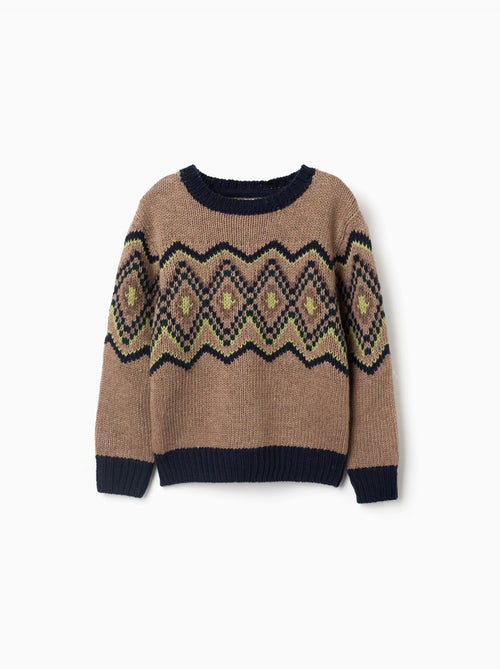 Maglione con motivo jacquard - Kiabi Maglione con motivo jacquard - Kiabi
