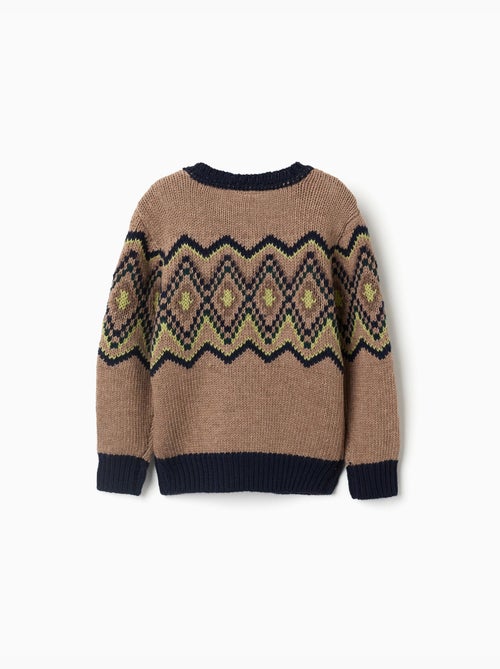 Maglione con motivo jacquard - Kiabi Maglione con motivo jacquard - Kiabi