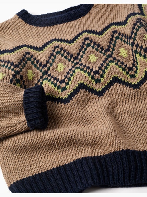 Maglione con motivo jacquard - Kiabi Maglione con motivo jacquard - Kiabi