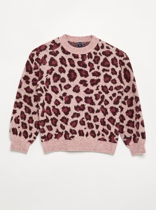 Maglione con motivo leopardato - Kiabi