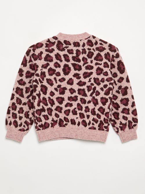 Maglione con motivo leopardato - Kiabi