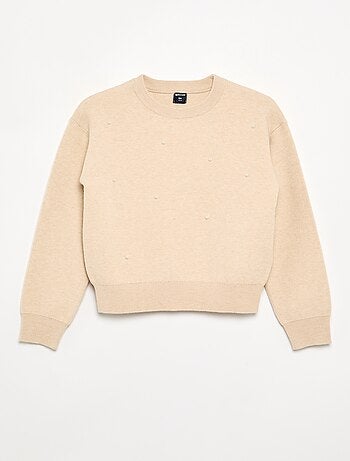 Maglione con perle